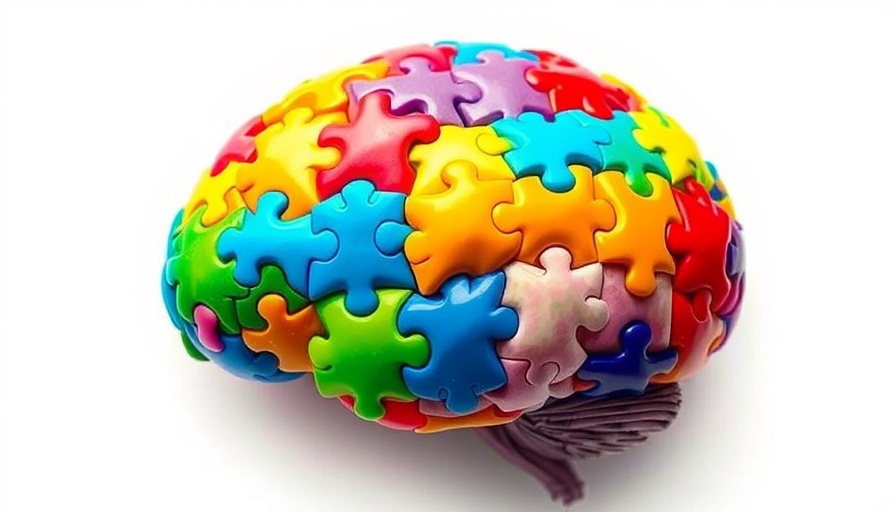 Colorful jigsaw puzzle brain illustrating key brain regions for reasoning skills.