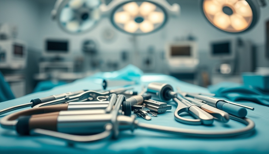 Surgical table with equipment for stroke treatment medication in carotid artery stenosis.