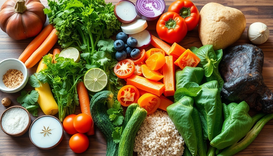 Vibrant plant-based protein sources, promoting longevity.