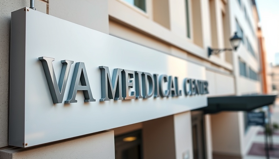 VA Medical Center sign symbolizes abortion access for veterans.