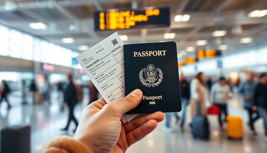 Traveler holding passport and boarding pass at airport, protect credit cards while traveling