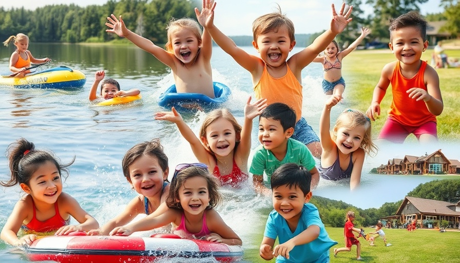 Children enjoying diverse activities at summer camps San Antonio, vibrant fun