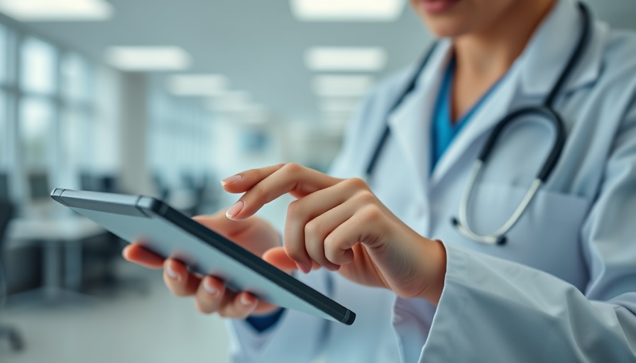 Doctor using a tablet representing Qualified Health Information Network
