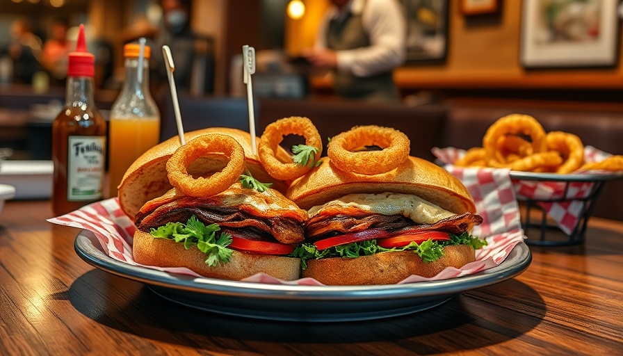 Delicious sandwich platter at a brunch spot in Dallas.