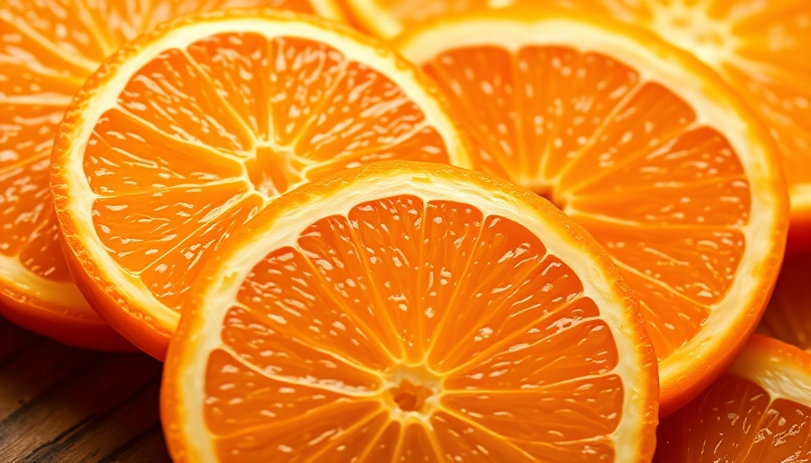 Fresh orange slices showcasing vitality and nutrients.