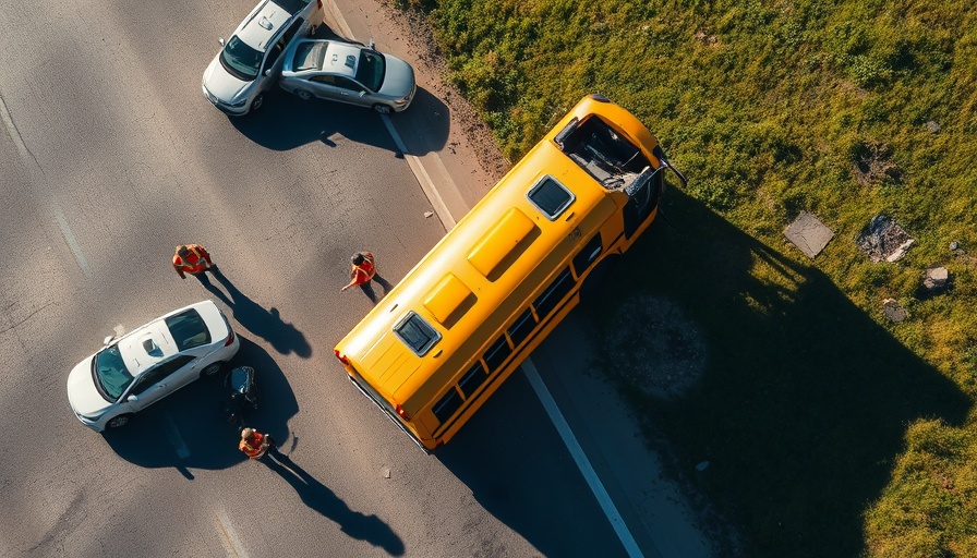 School bus overturn SC incident with responders on-site.