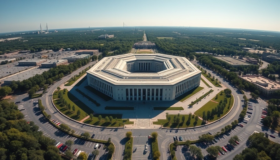 Aerial view of the Pentagon building representing military upkeep costs for U.S. taxpayers.