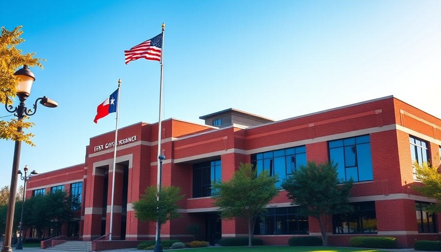 Bexar County Sheriff's Office in San Antonio, sunny afternoon.