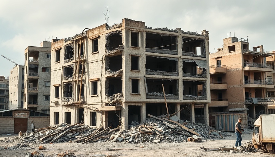 War-torn building symbolizing Russia Ukraine Easter ceasefire.