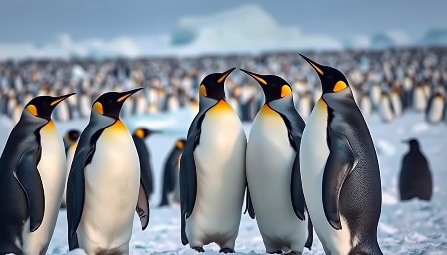 Emperor penguins in Antarctica, Secrets of the Penguins colony, engaging socially.