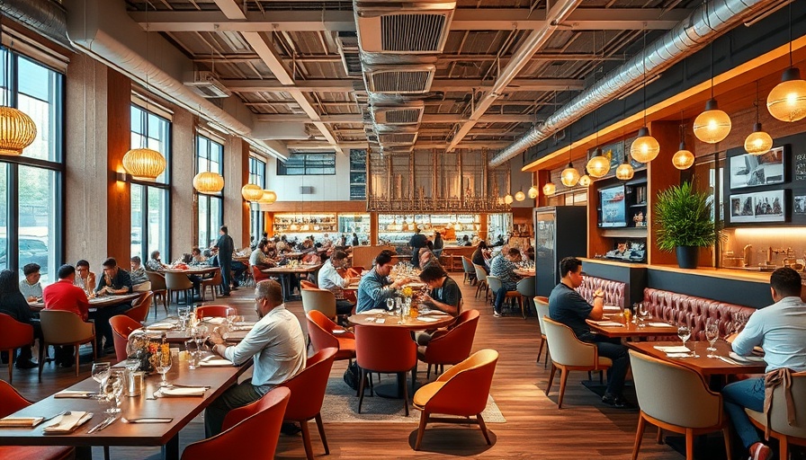 Modern restaurant interior with stylish design in Dallas-Fort Worth