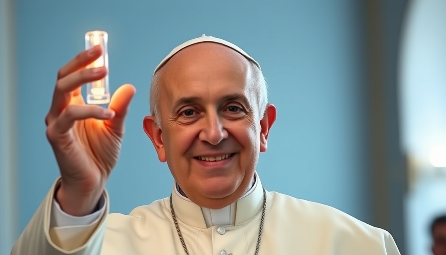 Pope Francis death memorial event, serene and respectful Pope smiling, highly detailed.