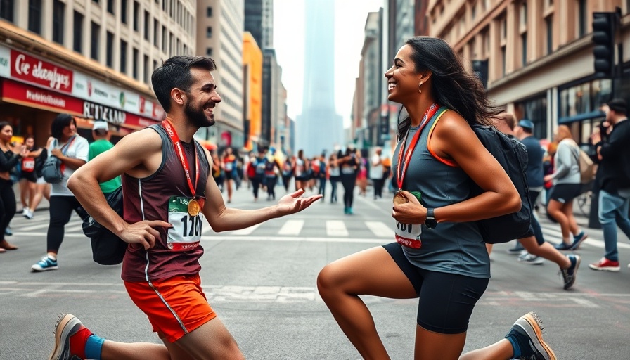 Emotional proposal at Boston Marathon, emotional impact of surprises.
