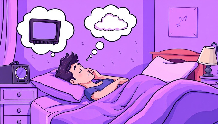 Illustration of a person dreaming of pink noise vs white noise for sleep.