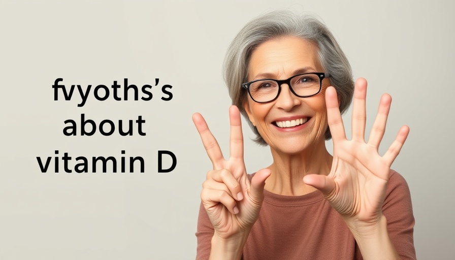 Vitamin D absorption myths explanation with smiling woman.