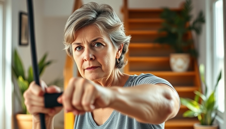 Best resistance band exercises for posture demonstration.