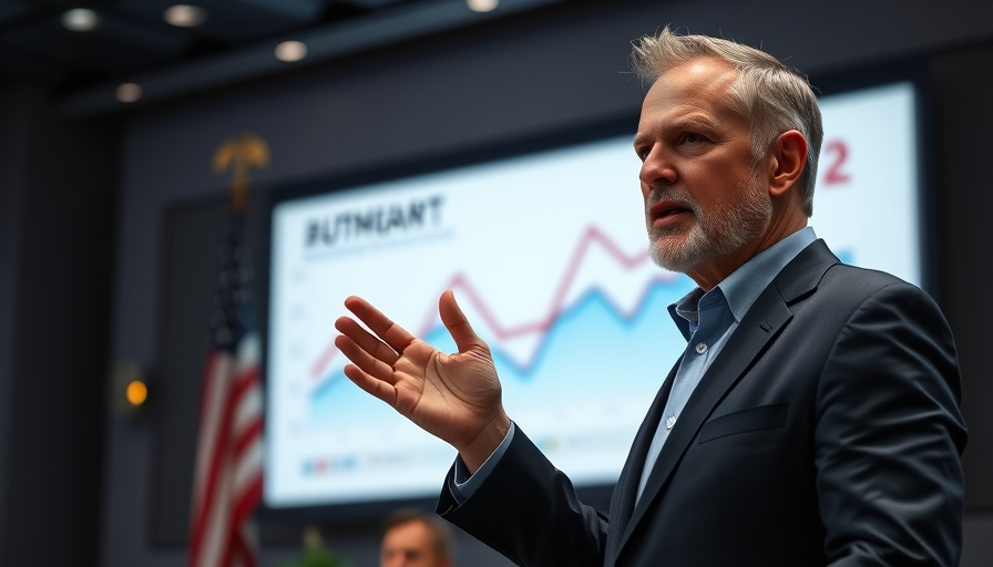 Speaker discusses autism research funding cuts at a conference.