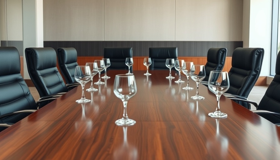 Modern conference room setup symbolizing health IT leadership changes.