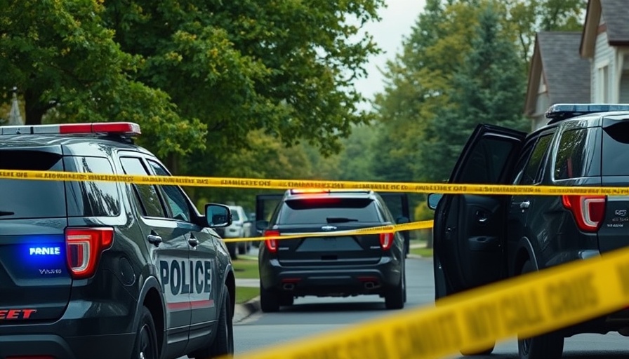 San Antonio crime reports scene with police cars and crime tape.