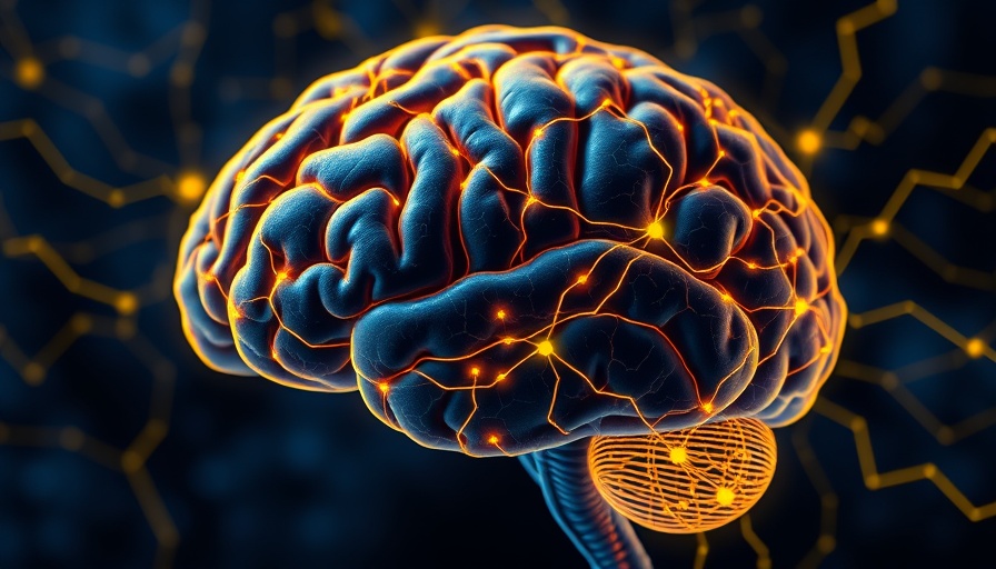Digital illustration of brain activity for seizure action plans in epilepsy.