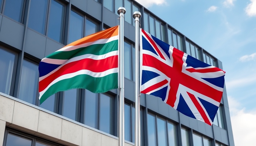 Progress Pride and Union Jack flags representing transgender athlete policy in sports.