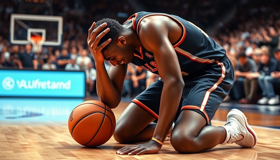 NBA player's injury resilience during intense game moment.