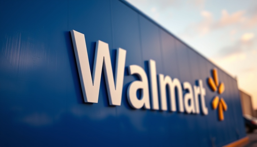 Walmart supercenter logo in Celina, Texas, evening glow.