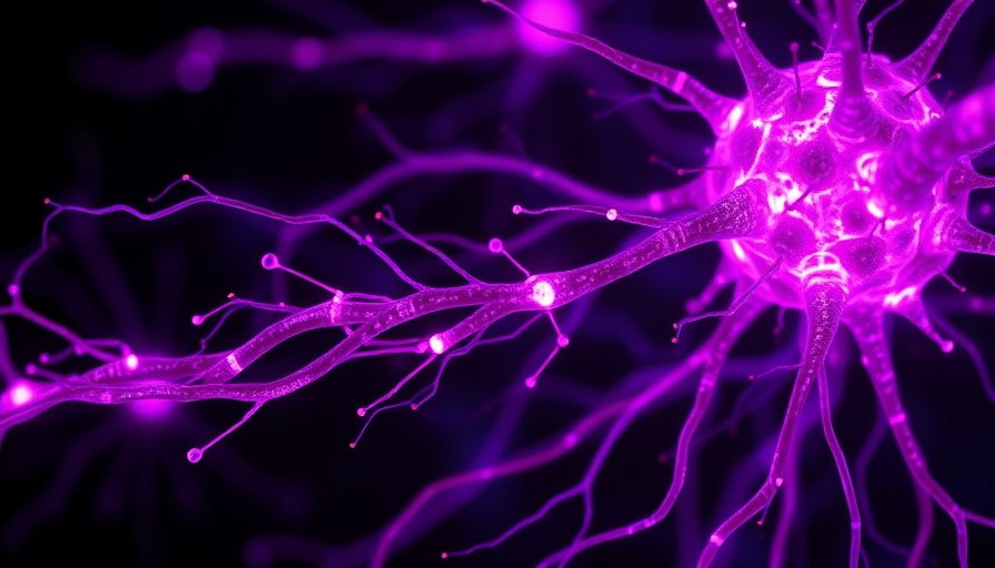 Microscopic view of brain's immune response in paralysis disorder