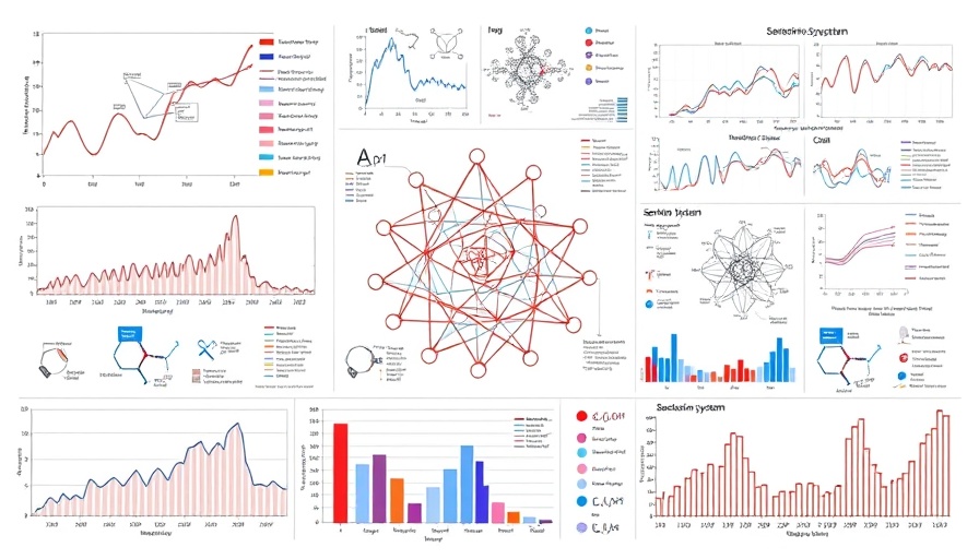 Complex scientific data presentation of serotonin system.