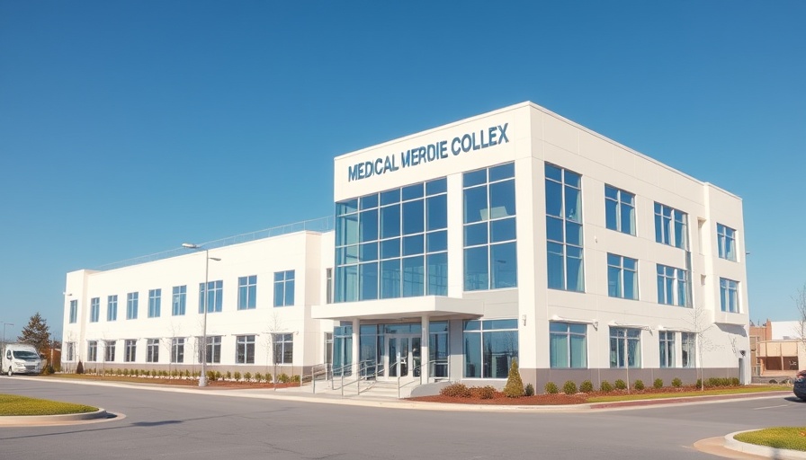 Baylor Scott & White medical complex acquisition, modern facility exterior.