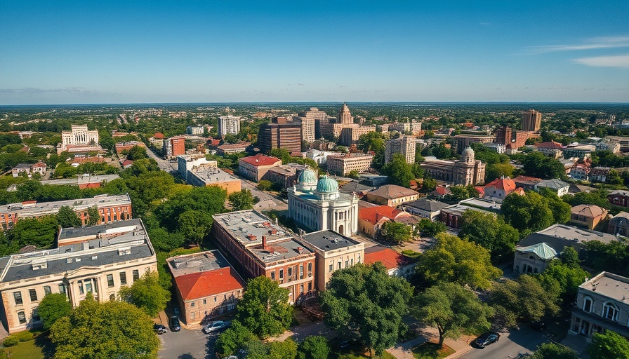 Aerial view of a best places to live in San Antonio neighborhood.