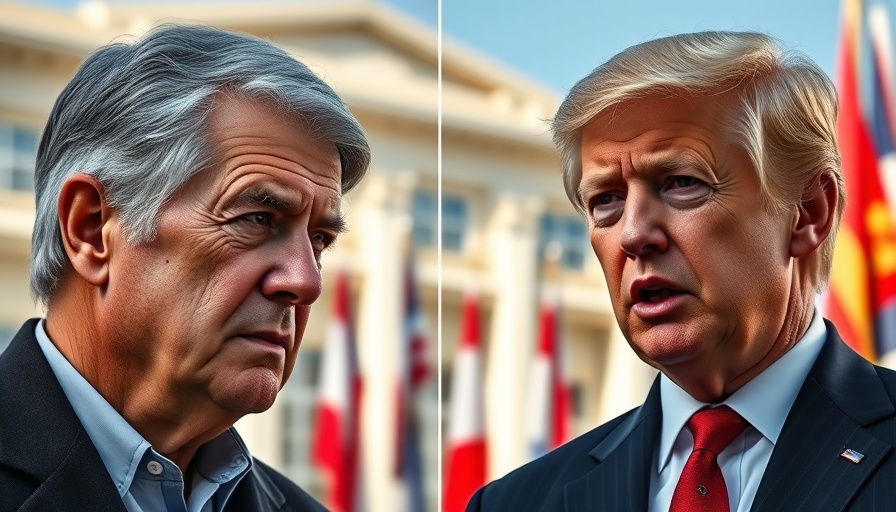 Trump attacks on the judiciary discussed by two expressive men.