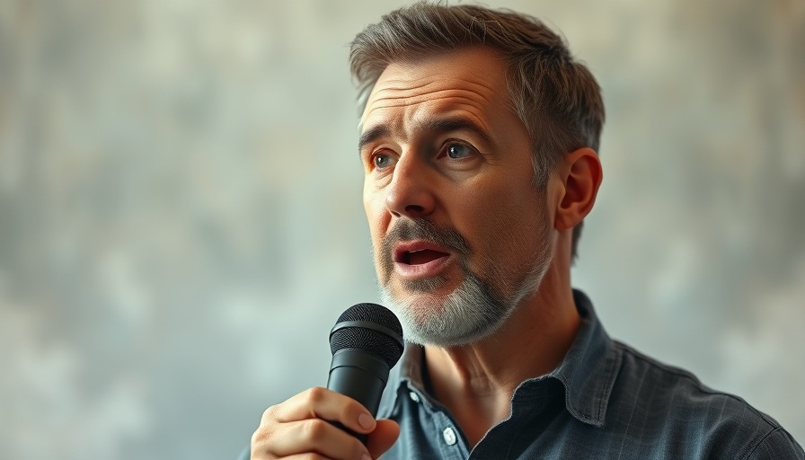 Middle-aged man discussing nutrient-dense fat-burning food.