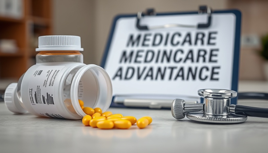 Medicare Advantage plan changes concept with pills and stethoscope.