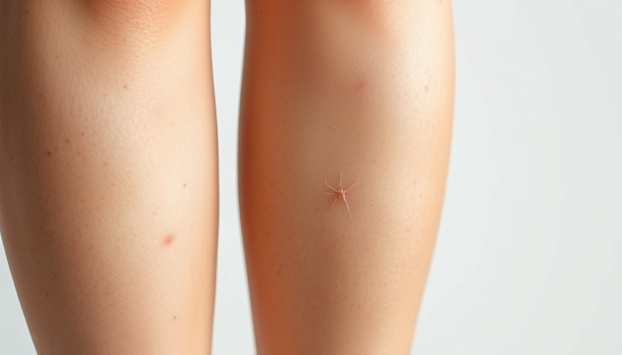 Close-up of spider veins on legs with magnification, spider veins treatment options.