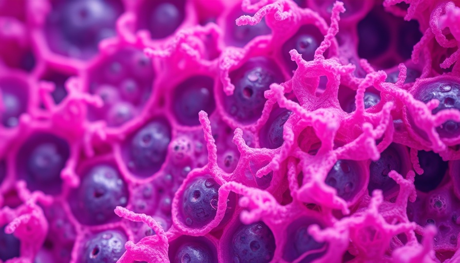 Microscopic view of cancer tissue highlighting immune treatment for cancer.