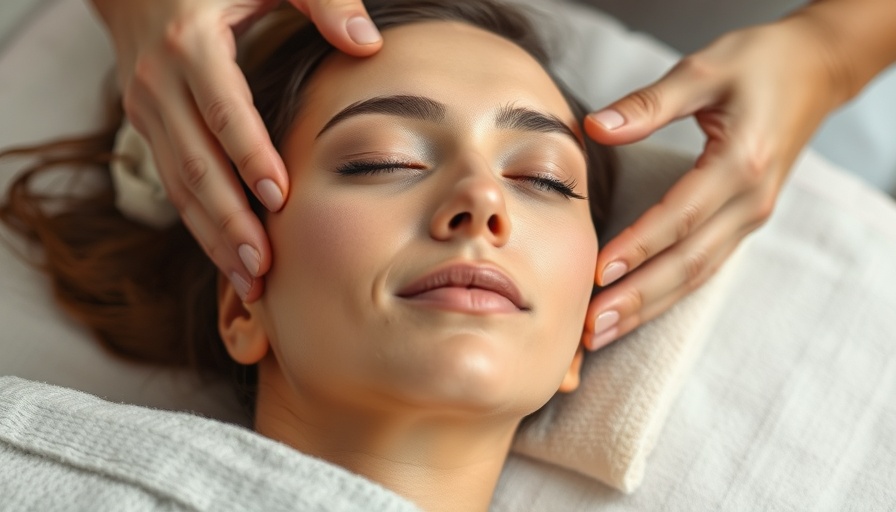 Non-invasive alternatives to Botox: Woman relaxing with facial massage.