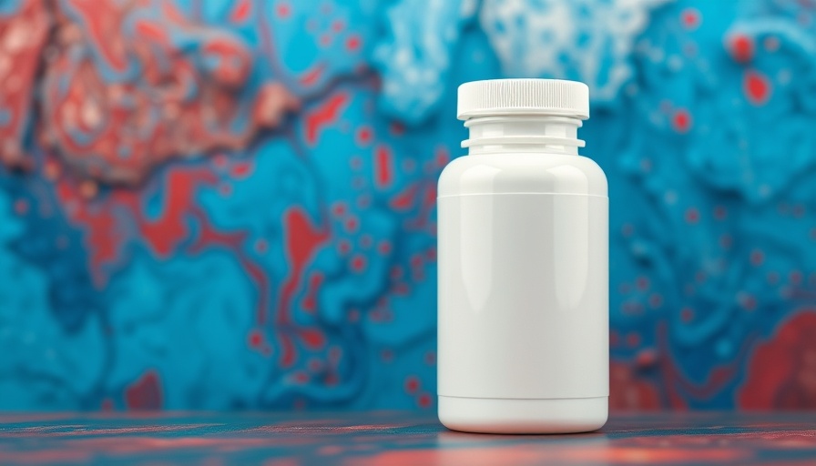 GennaMD UTI Defense supplement bottle against vibrant backdrop.