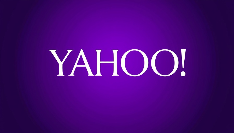 Vivid Yahoo logo on a purple gradient background.