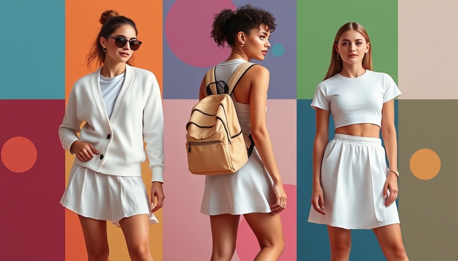 Cute tennis outfits: trendy models in stylish sportswear.
