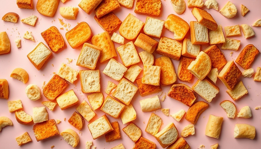 Golden toast slices on pink background - what to eat when you're sick.