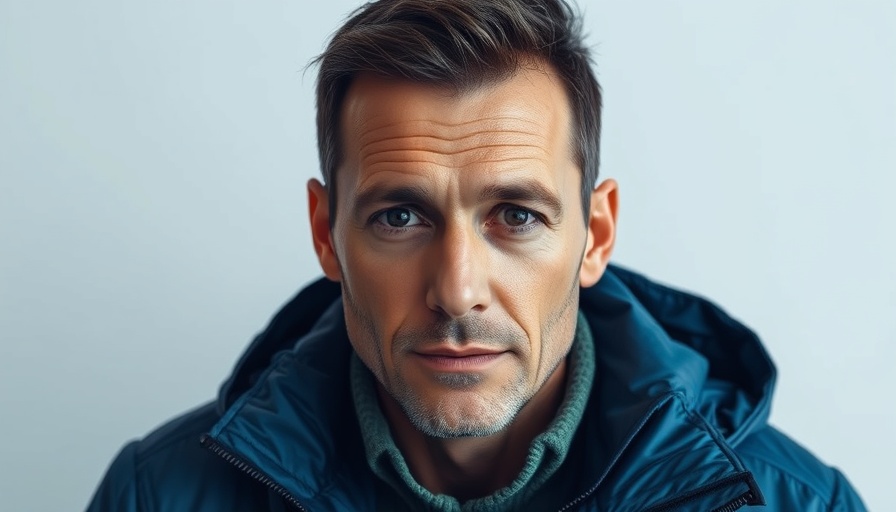 Portrait of man related to opioid crisis news.