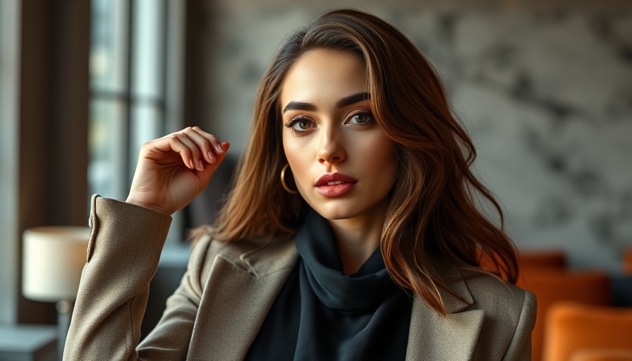 Stylish woman showcasing a fashion transformation.