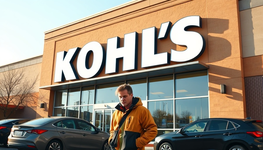 Kohl's CEO conflict image showing a large storefront.