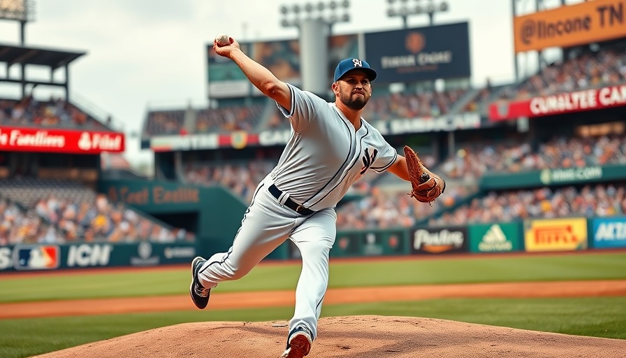 Baseball pitcher mid-pitch amidst Mets starting rotation issues.