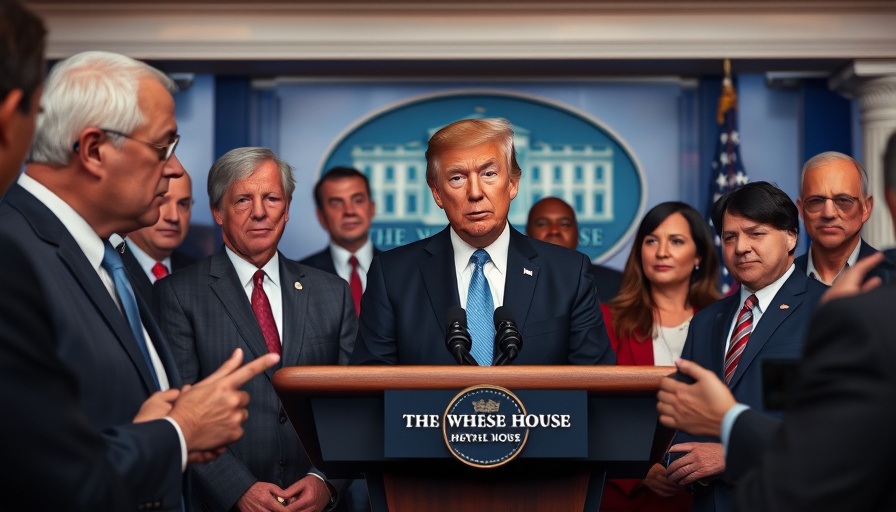 Political briefing at White House with senior officials.