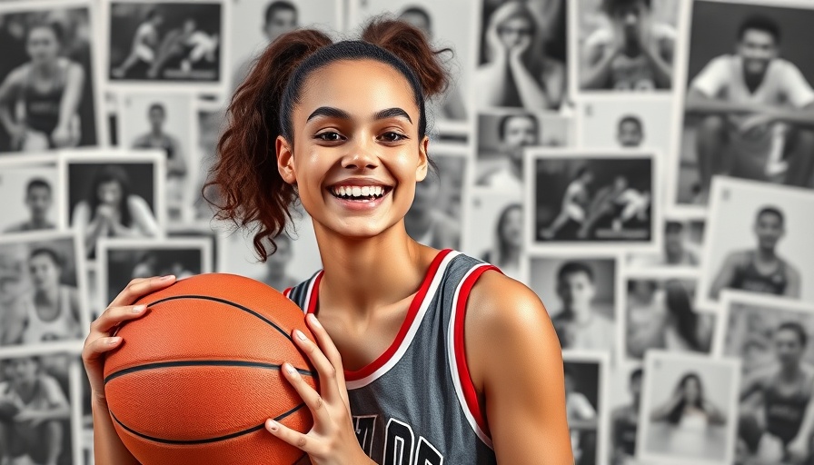 Basketball player collage in San Antonio sports context.