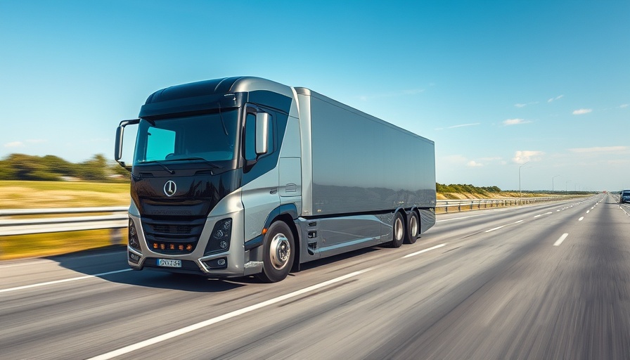 Driverless trucking in Houston to Dallas, autonomous truck on highway.