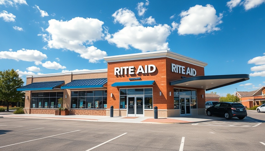 Rite Aid store exterior reflecting potential bankruptcy filing