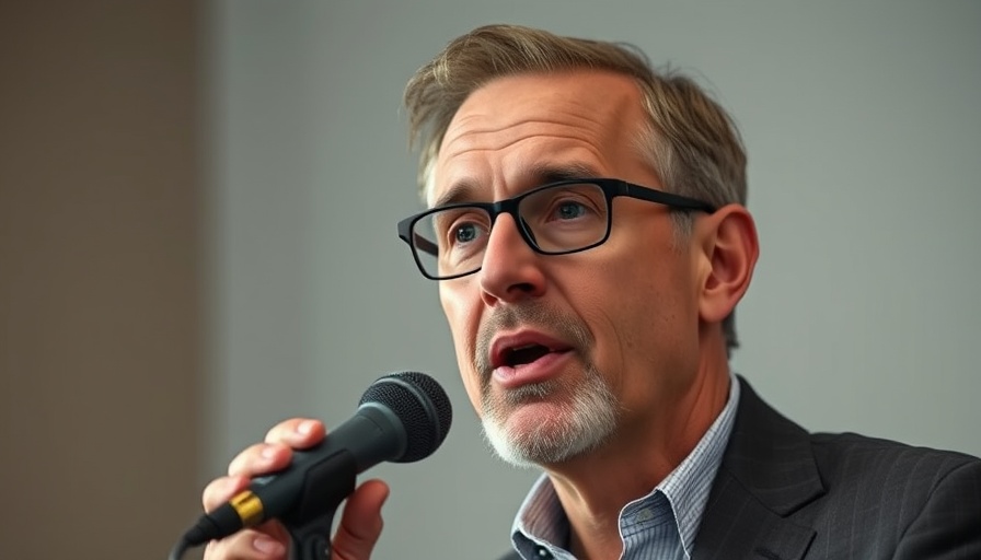 Middle-aged man discussing the importance of magnesium for health.